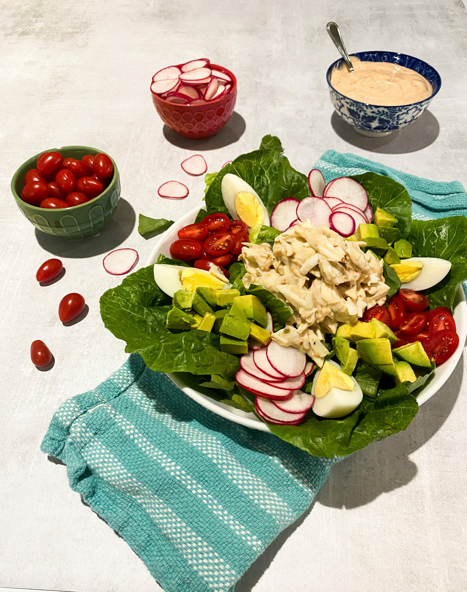 Crab Louie Salad with Mayonnaise Dressing Recipe Blue Plate Mayonnaise