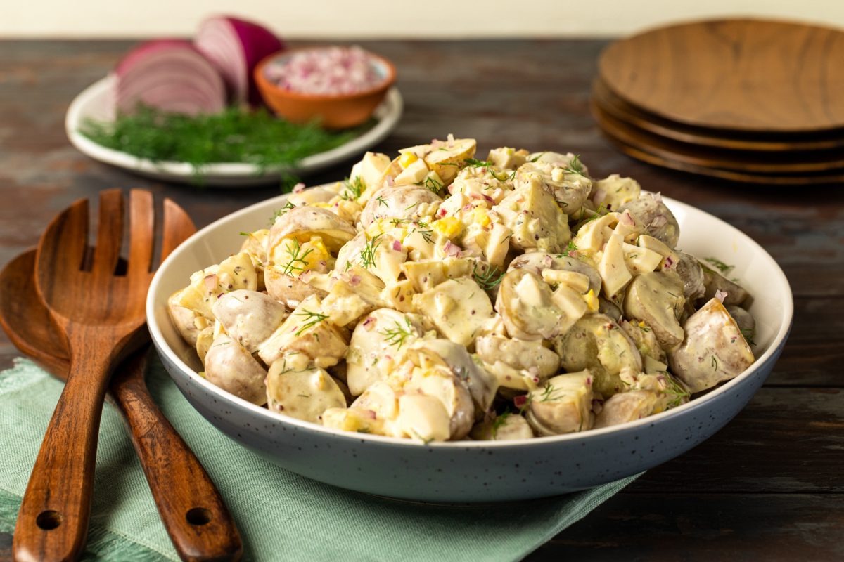 Pressure Cooker Potato Salad Recipe Blue Plate Mayonnaise
