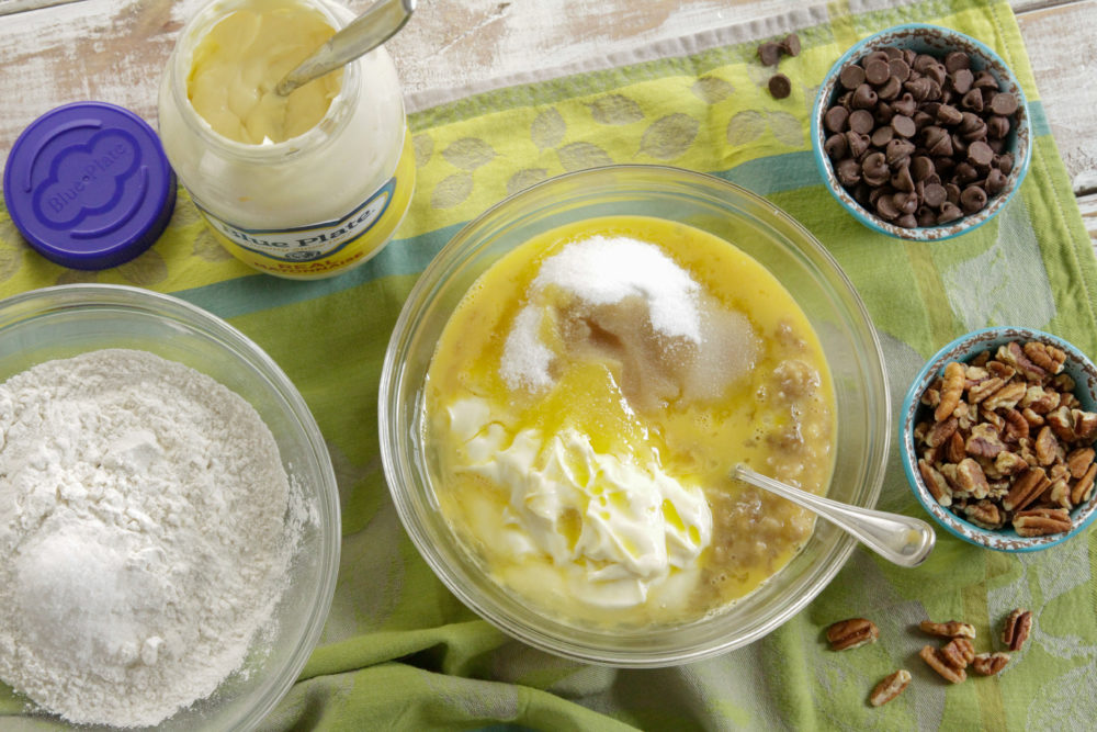 Moist Banana Bread Made with Mayonnaise Blue Plate Mayonnaise