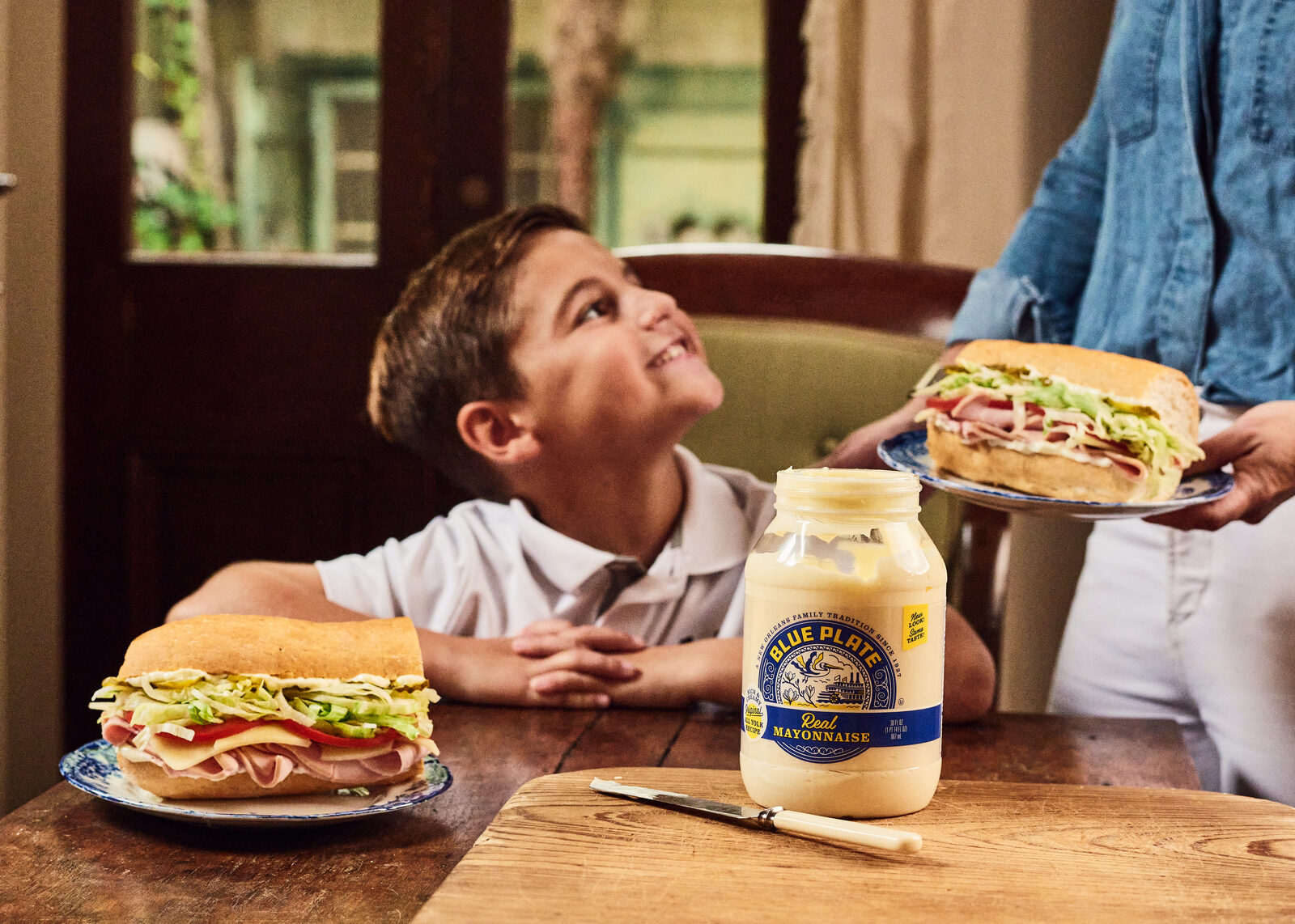 Ham and Swiss Poboy-image