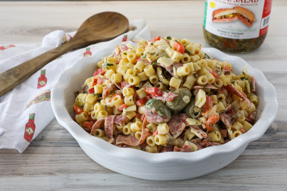 Muffuletta Potato Salad