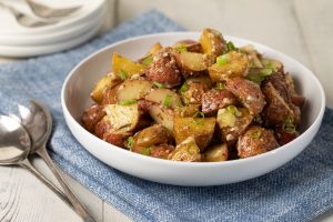 Roasted Potato Salad tossed with Garlic Aioli