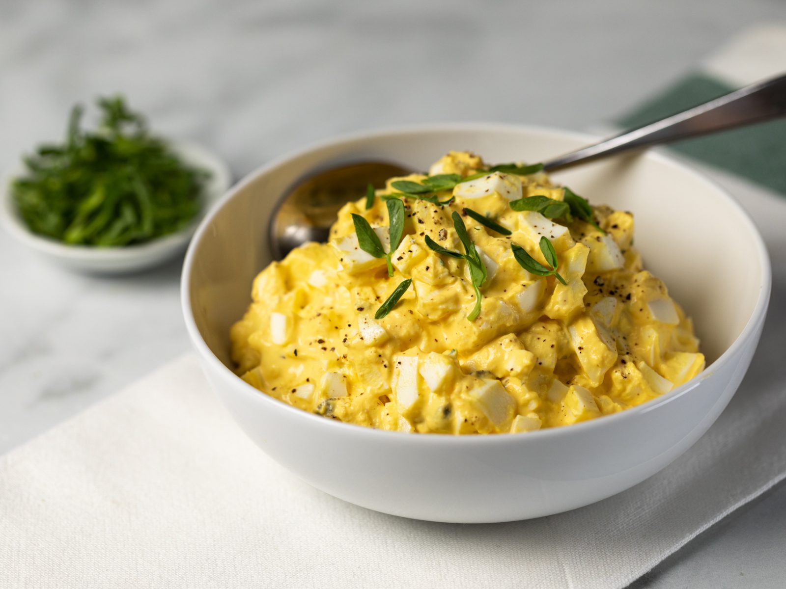 Caper and Lemon Deviled Egg Salad