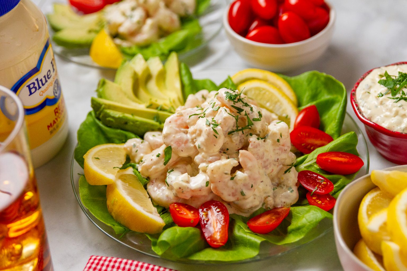 Shrimp Remoulade Salad Recipe Blue Plate Mayonnaise