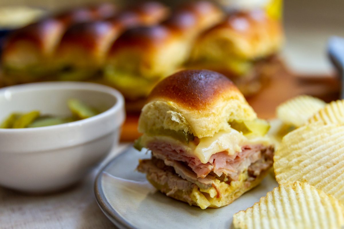 Baked Cubano Sliders Recipe - Blue Plate Mayonnaise