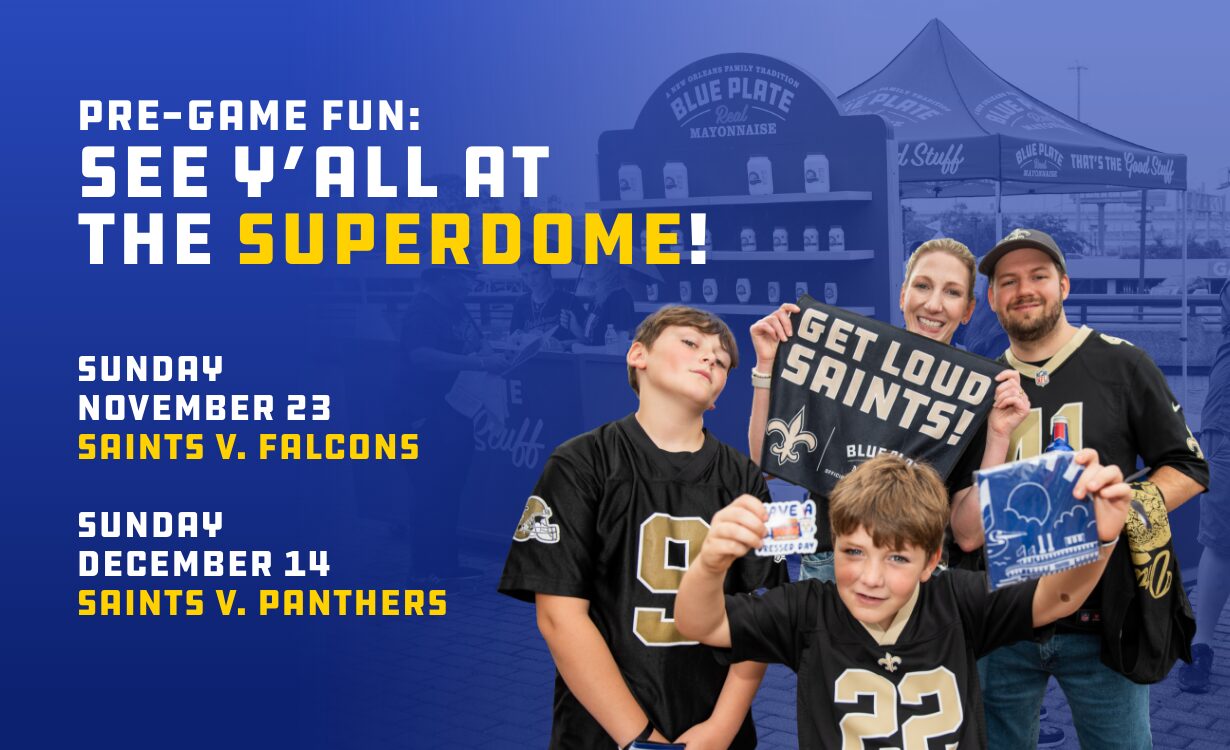 saints home games 2025 see you at superdome banner