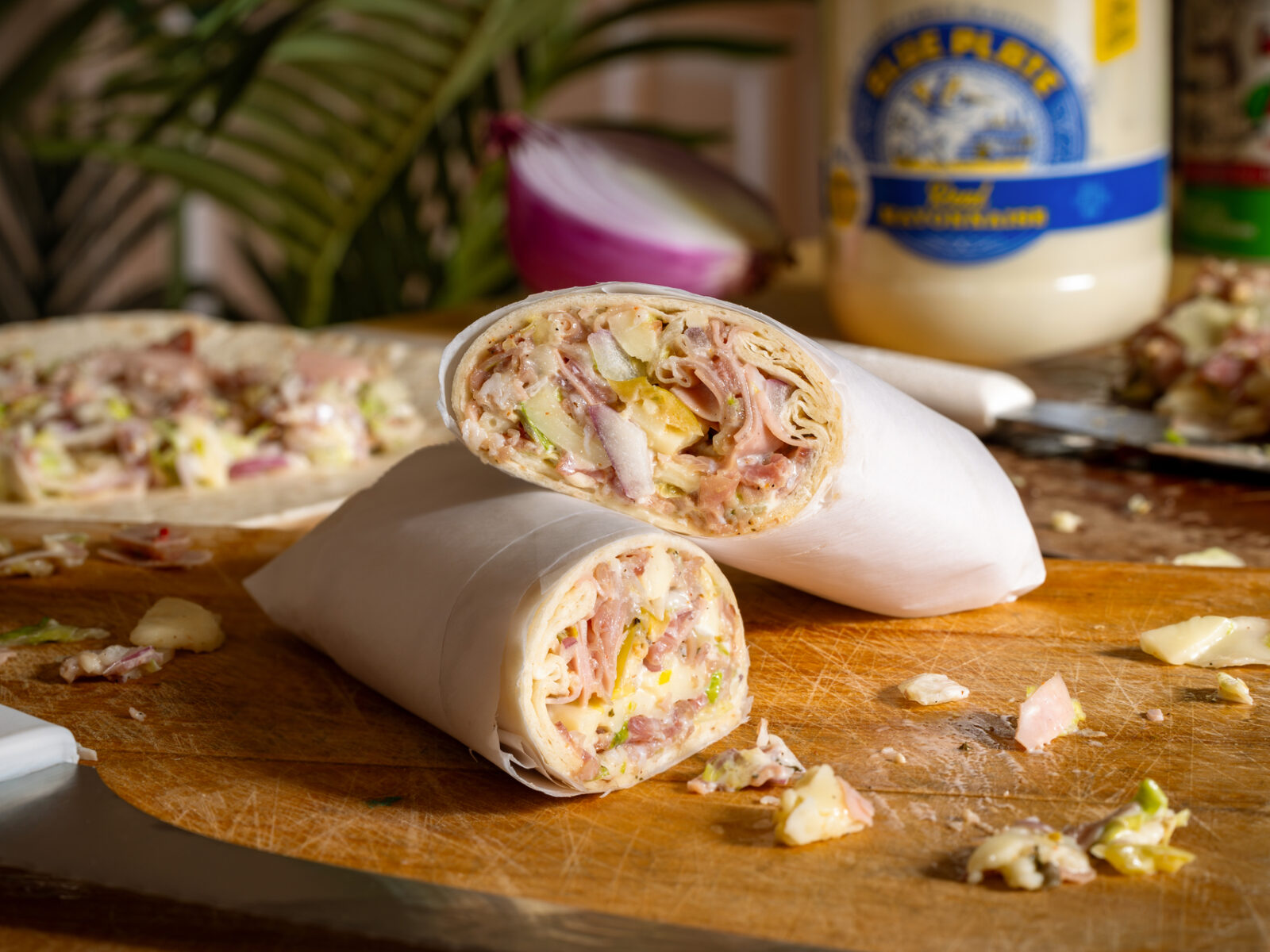 Creole Italian Chopped Muffaletta Wrap