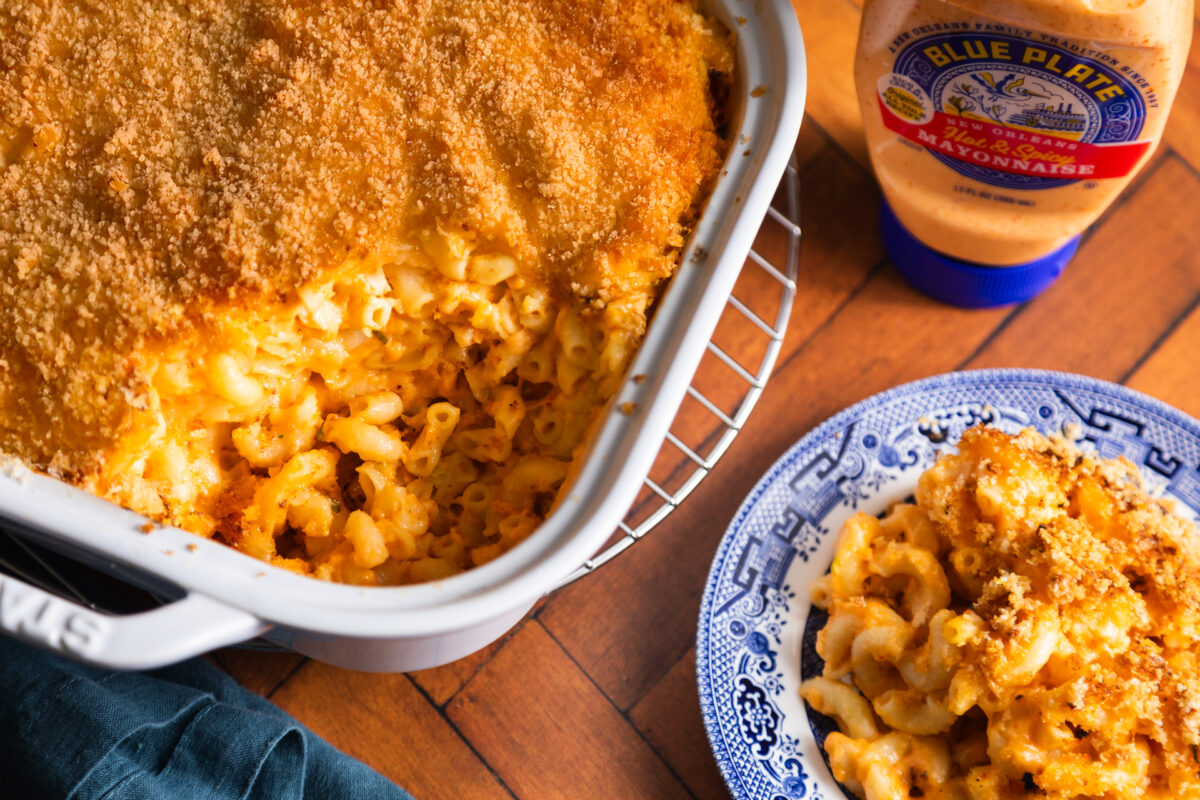Spicy Pimento Mac and Cheese Recipe - Blue Plate Mayonnaise