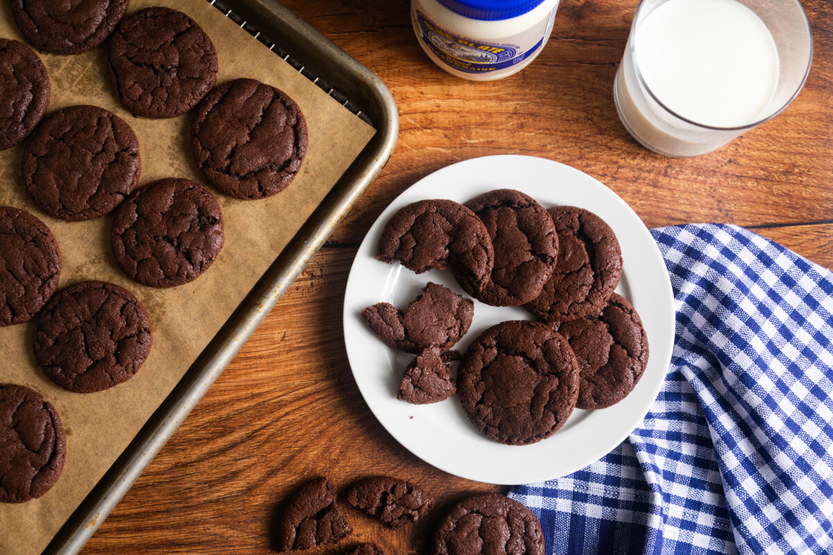 Chocolate Mayo Cake Cookies Recipe - Blue Plate Mayonnaise