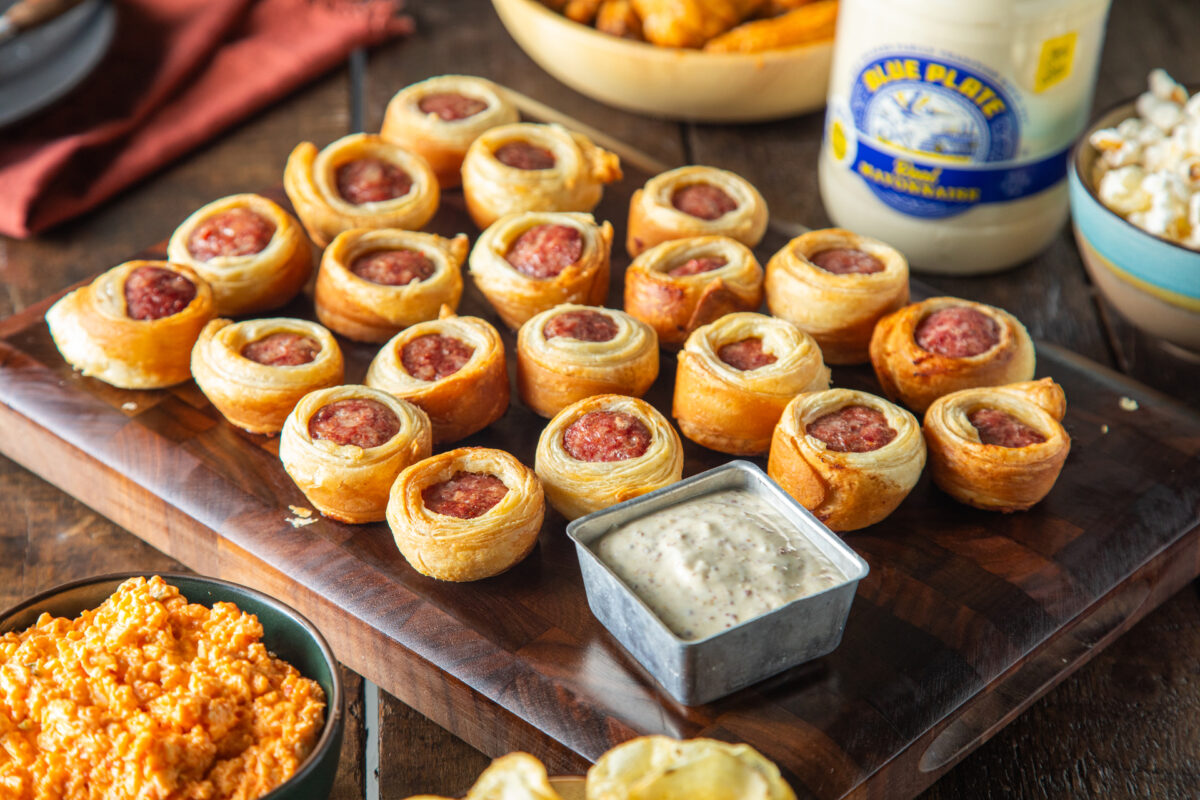 Cajun Pigs in a Blanket Recipe - Blue Plate Mayonnaise