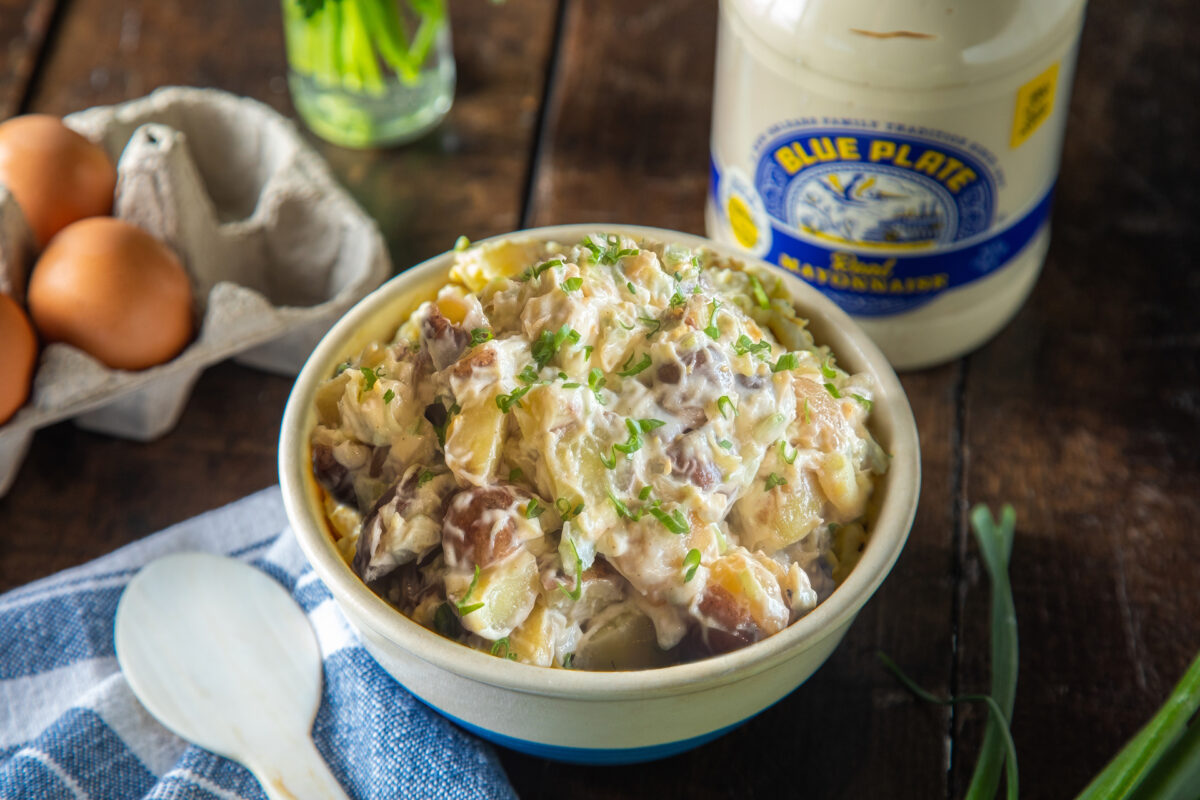 Crab Boil Potato Salad Recipe - Blue Plate Mayonnaise