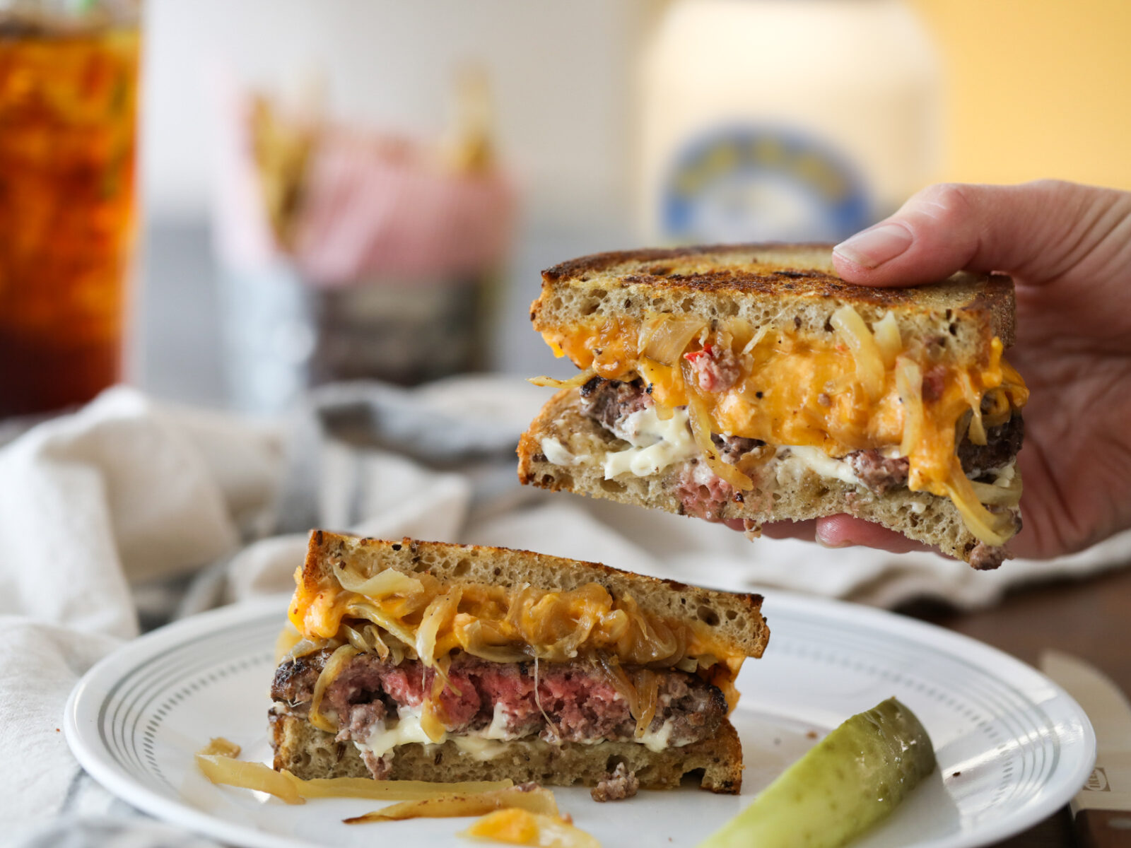 Pimento Cheese Patty Melt