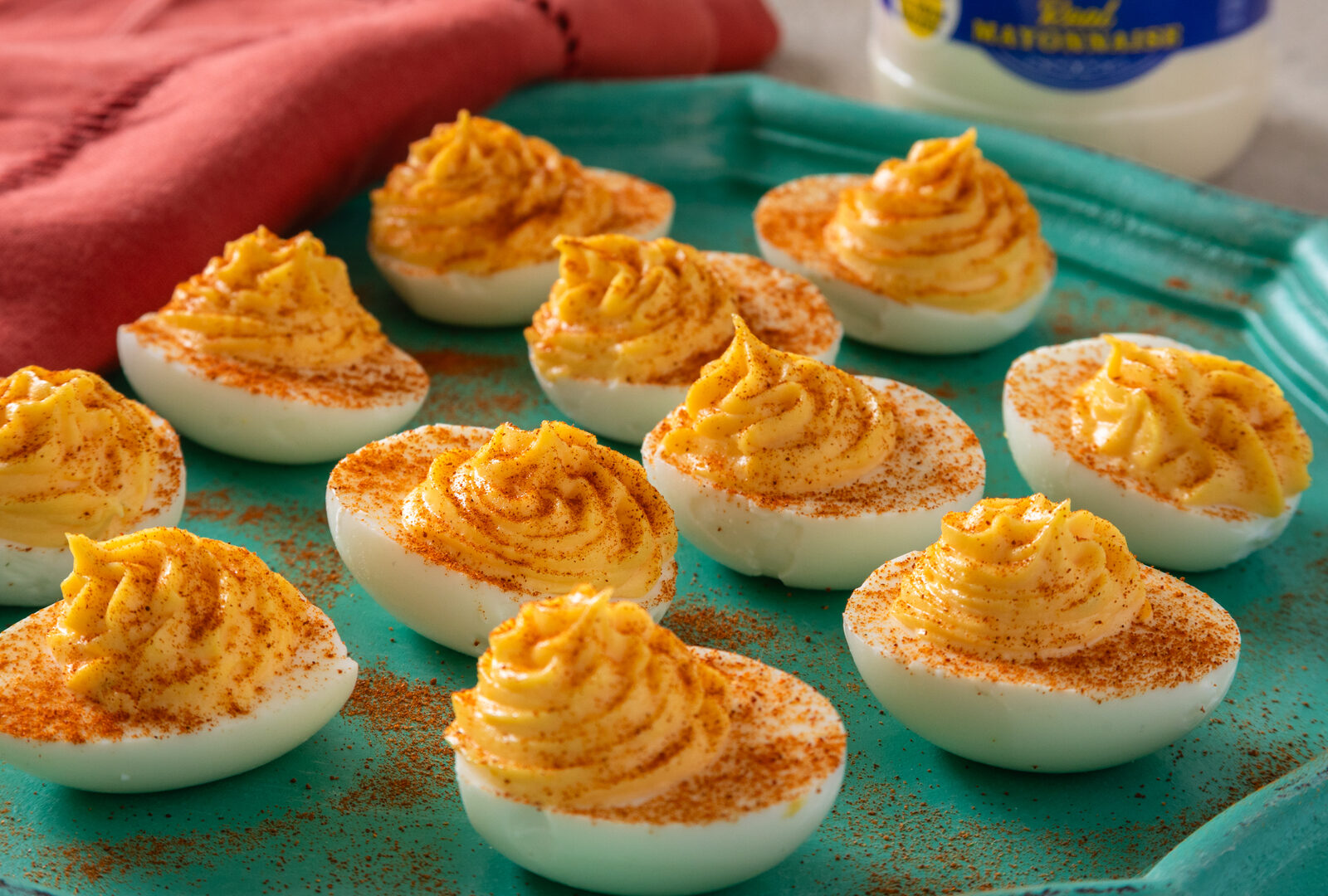 Spicy Cajun Deviled Eggs