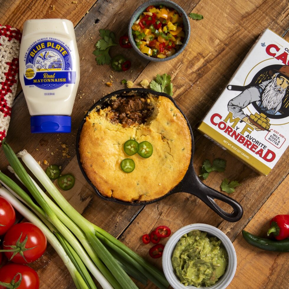 Chili Cornbread Casserole
