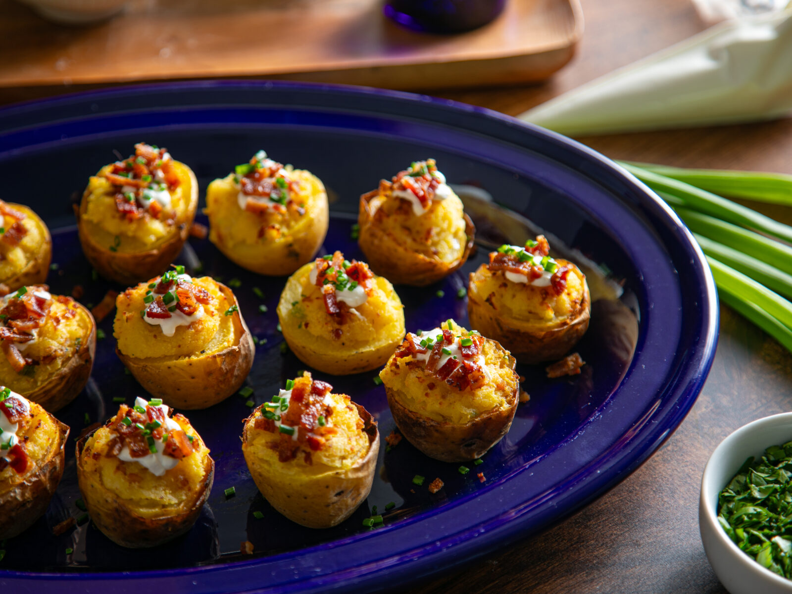 Mini Stuffed Potatoes