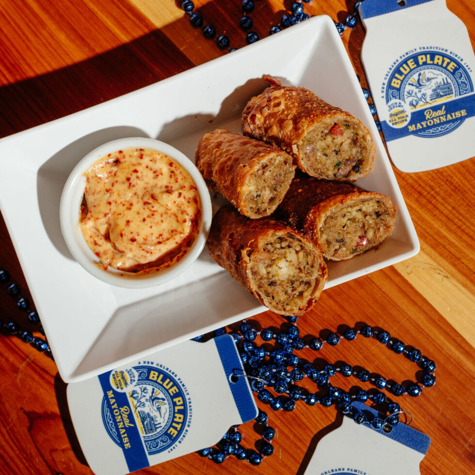 Green Curry Boudin Eggrolls