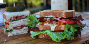 smoked turkey club from How to BBQ Right
