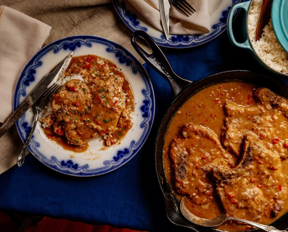 smothered pork chops